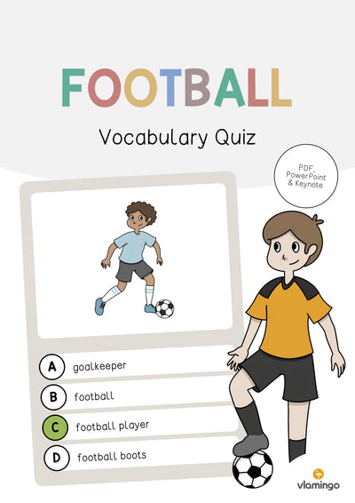 Football / Fußball: Vocabulary Quiz (Englisch)