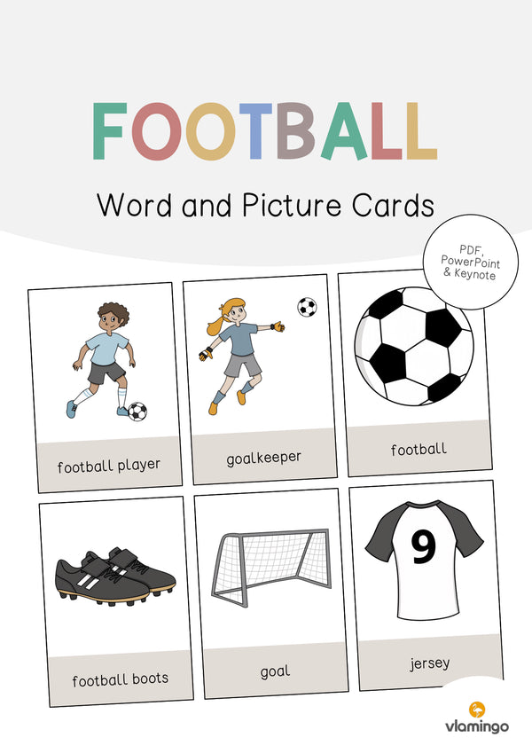 de englisch football word and picture cards 001