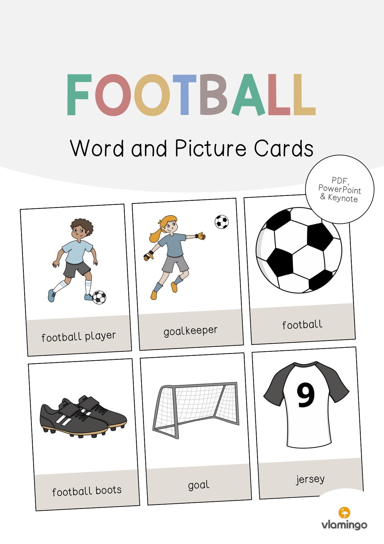 de englisch football word and picture cards 001