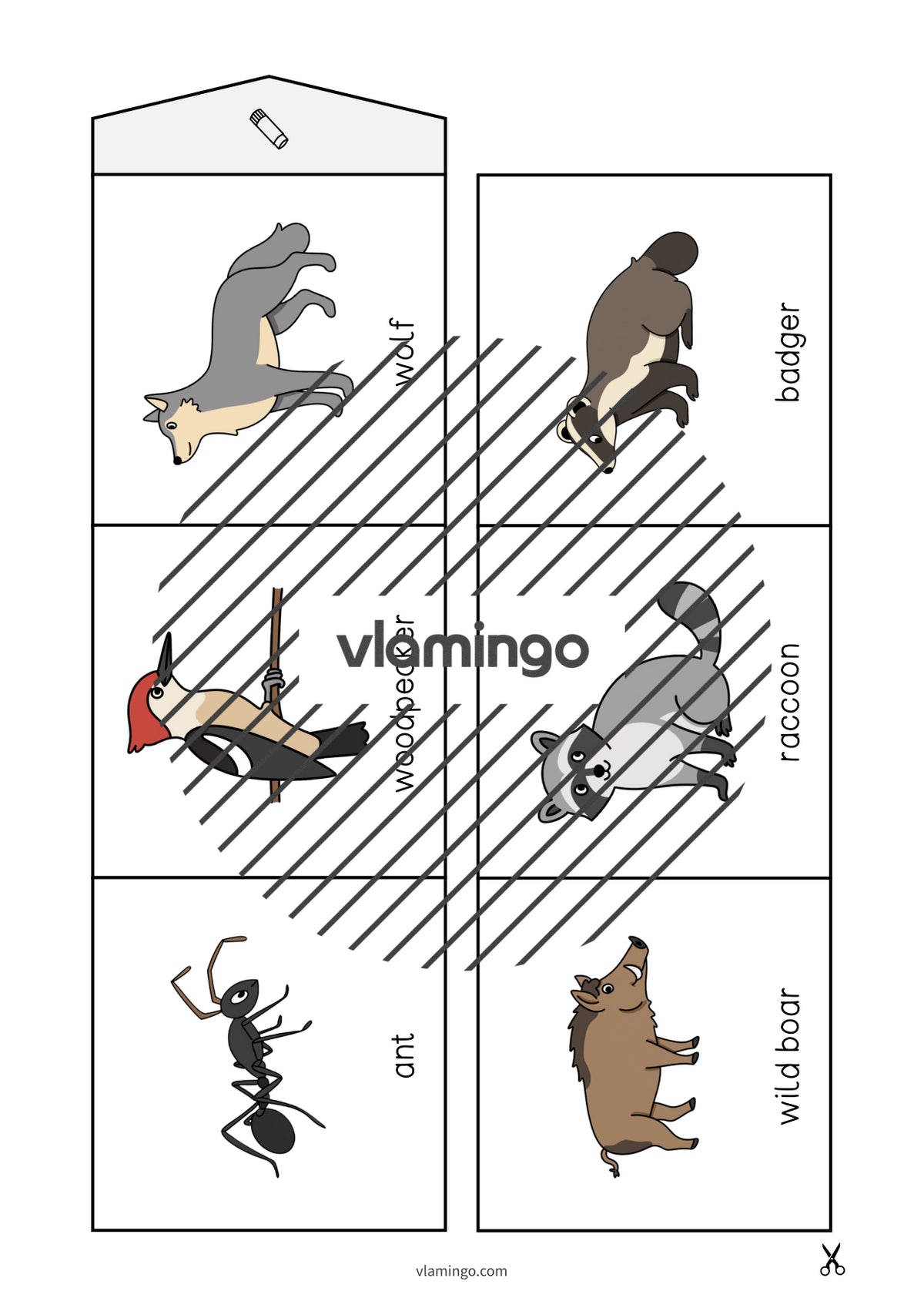 de englisch forest accordion fold 007