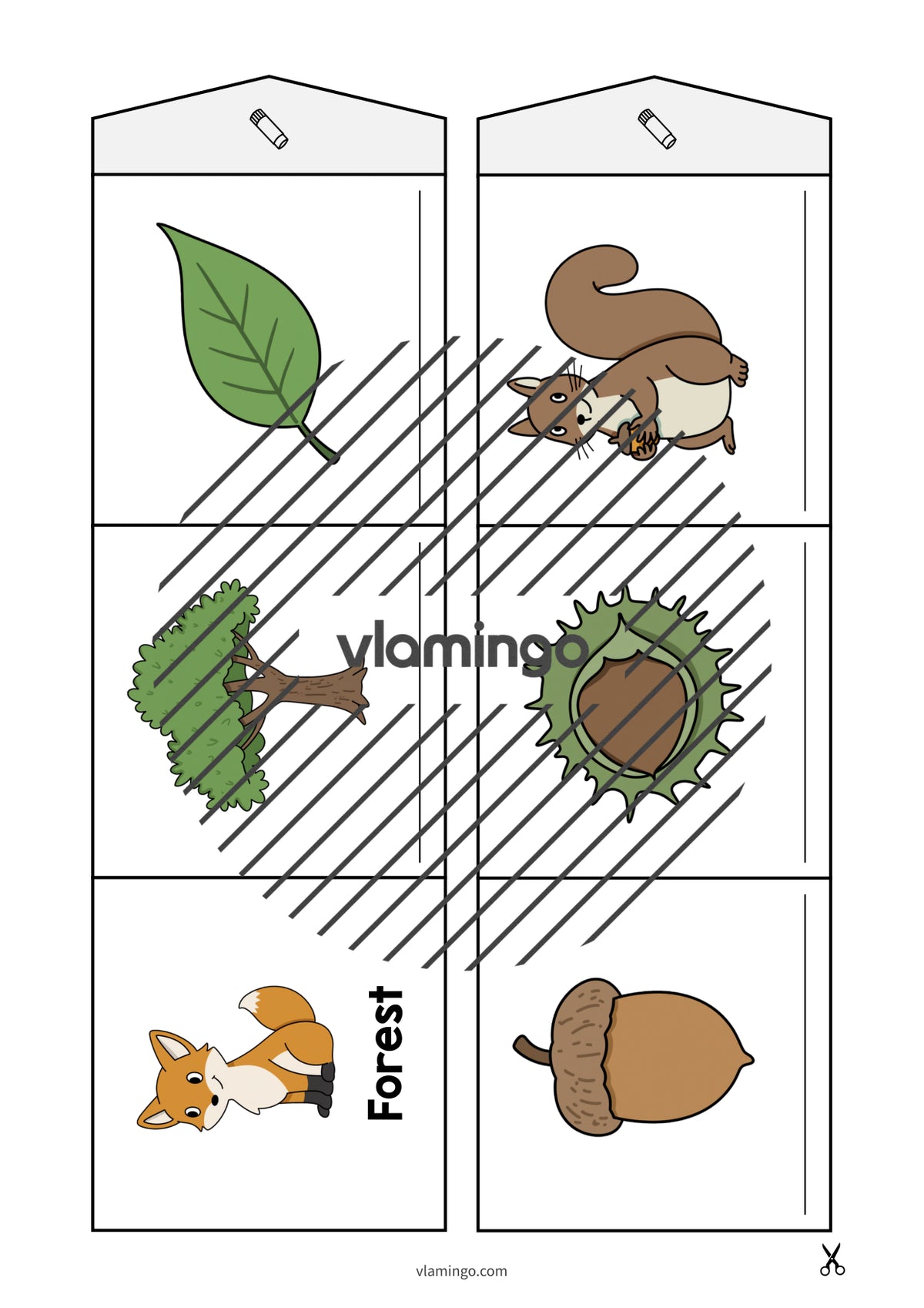 de englisch forest accordion fold 009