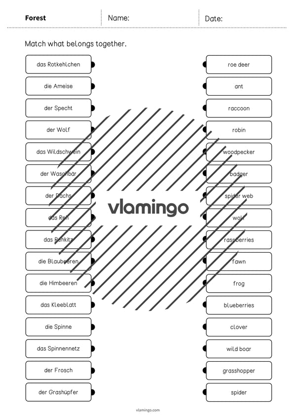 de englisch forest draw the lines 3 004