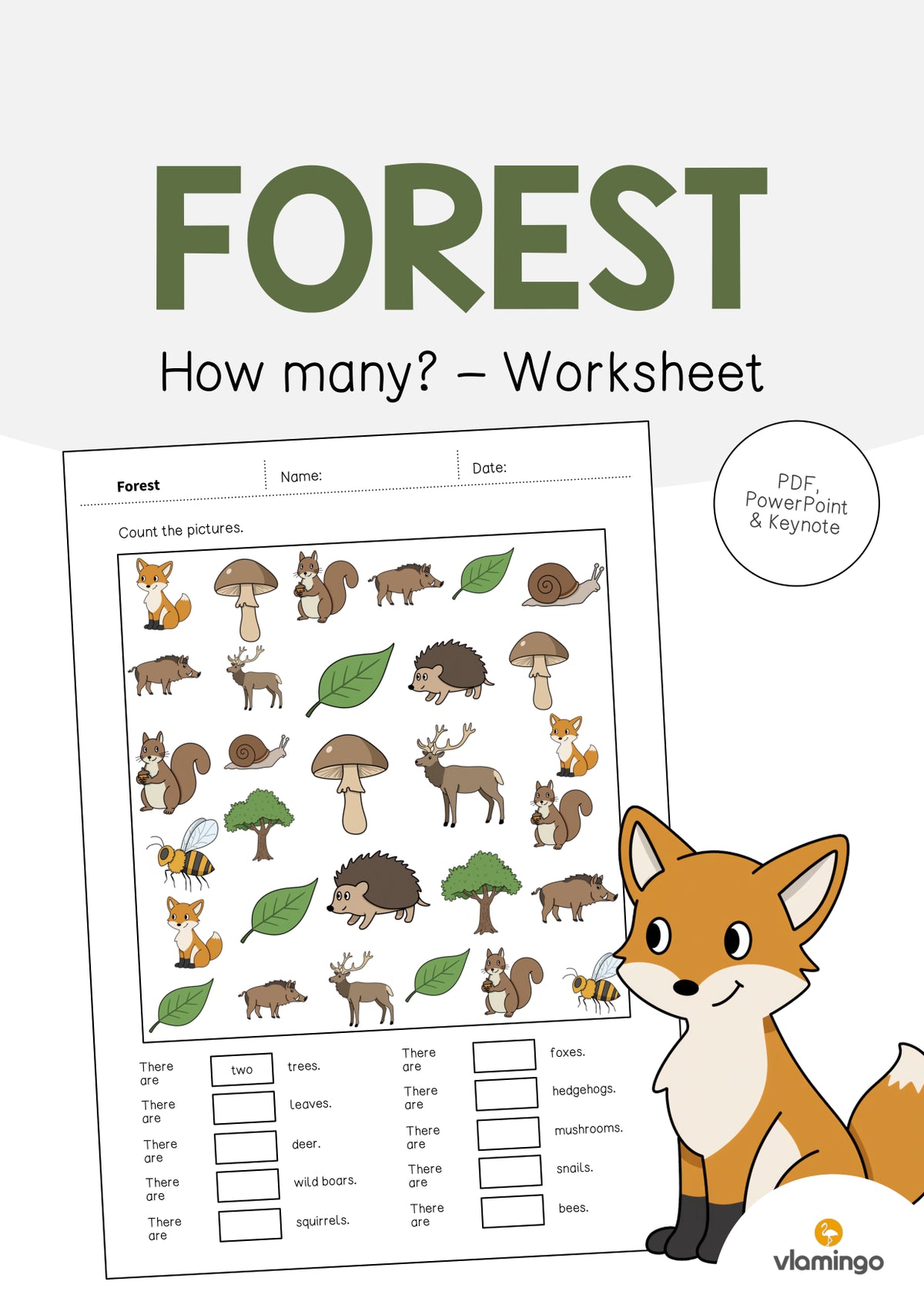 de englisch forest how many worksheet 001