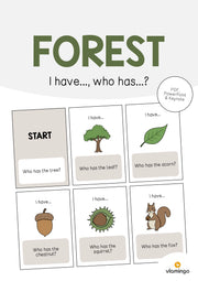 de englisch forest i have who has 001