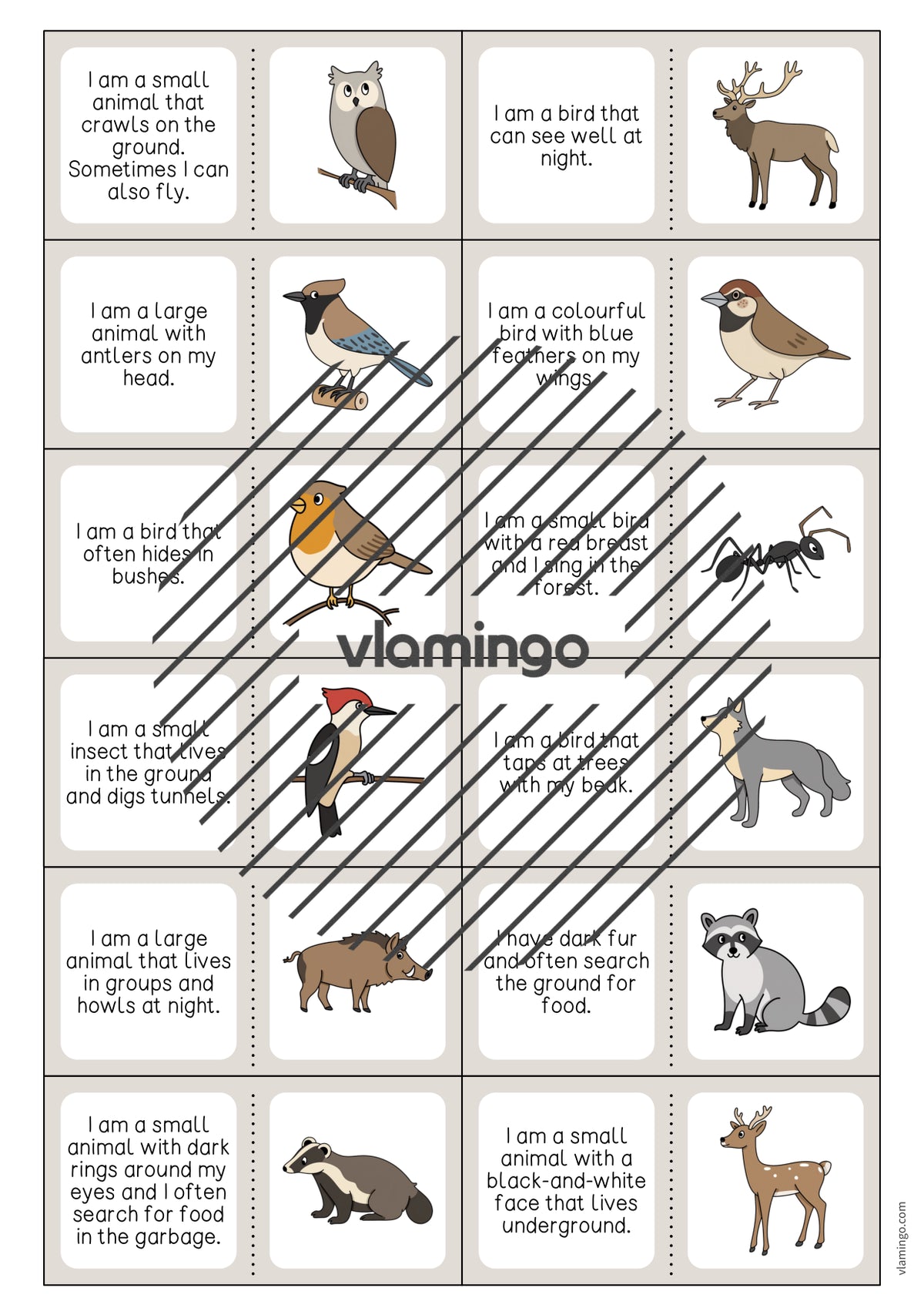 de englisch forest reading domino 004
