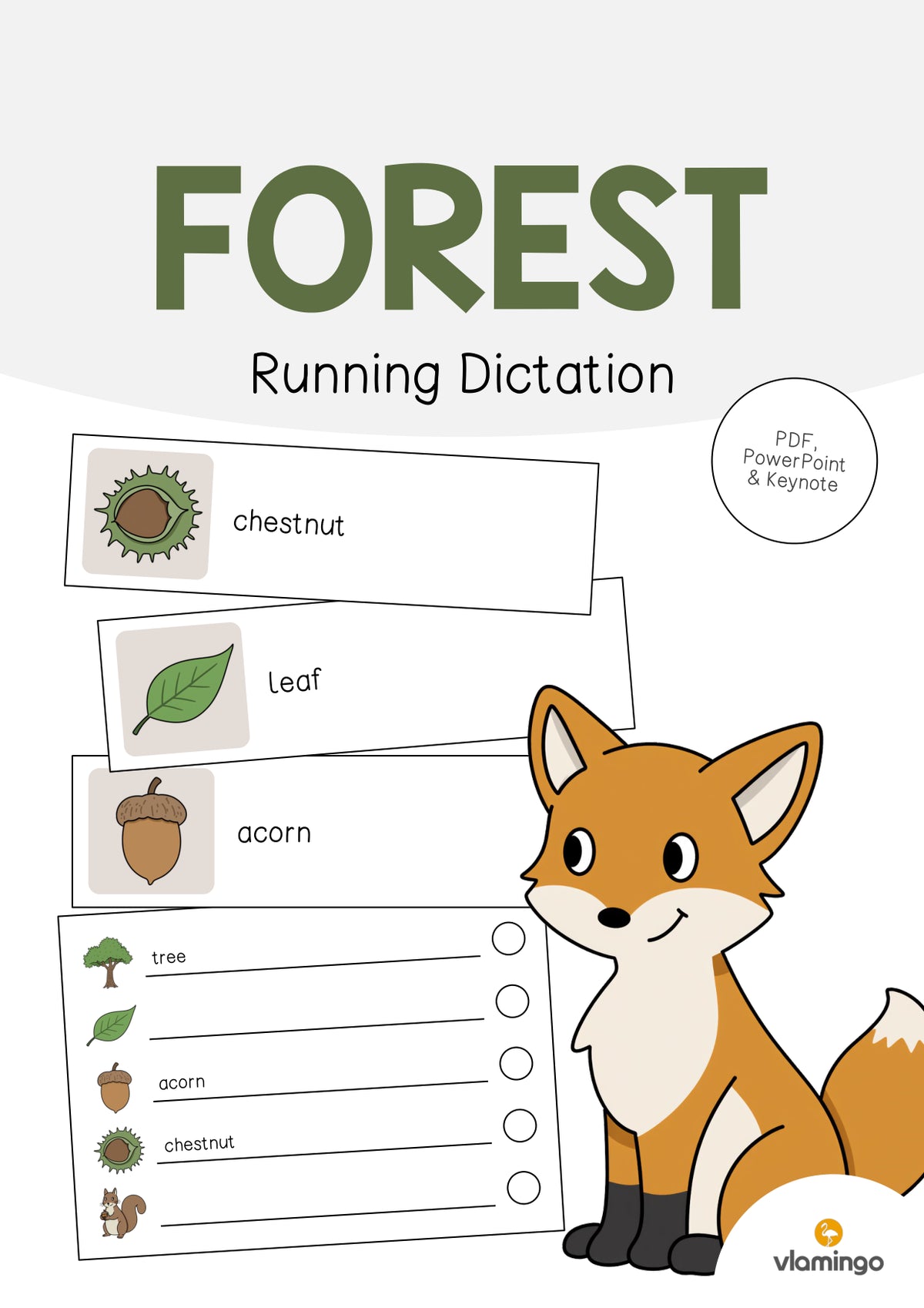 de englisch forest running dictation 001