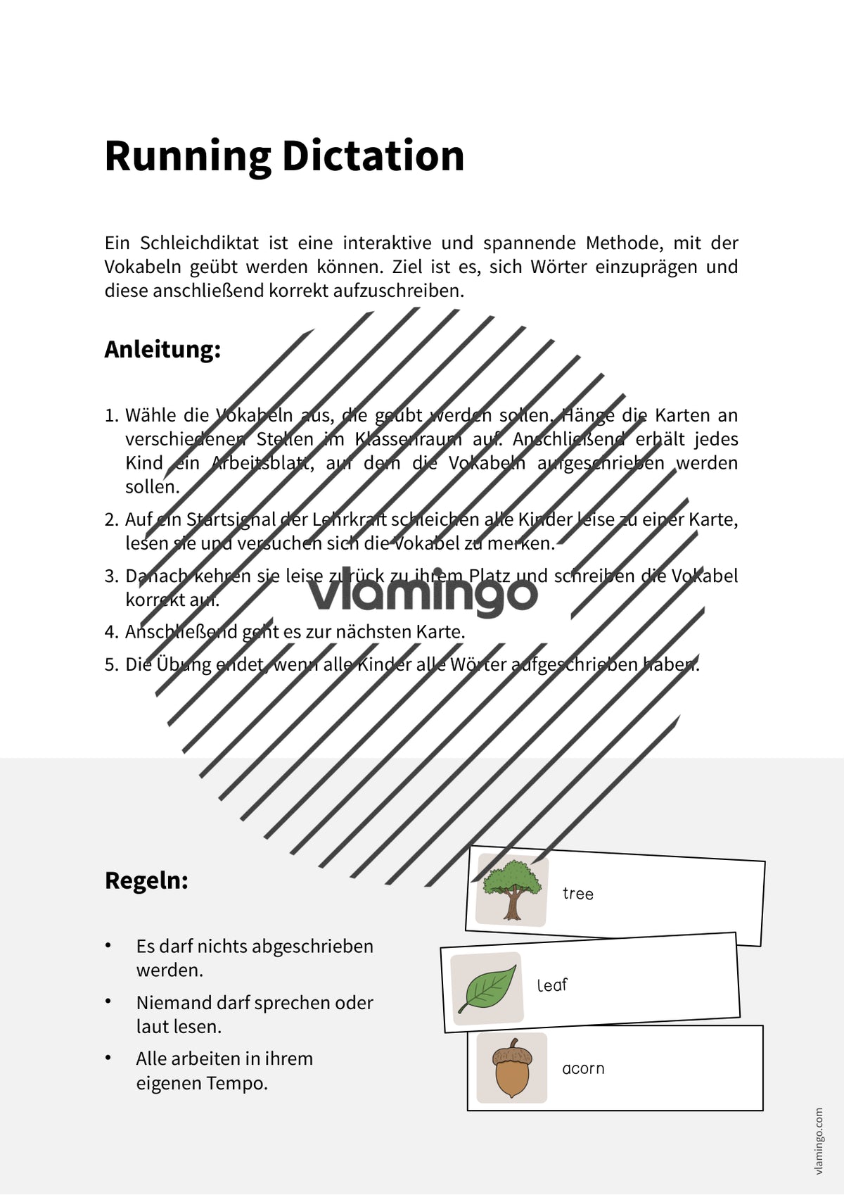 de englisch forest running dictation 002