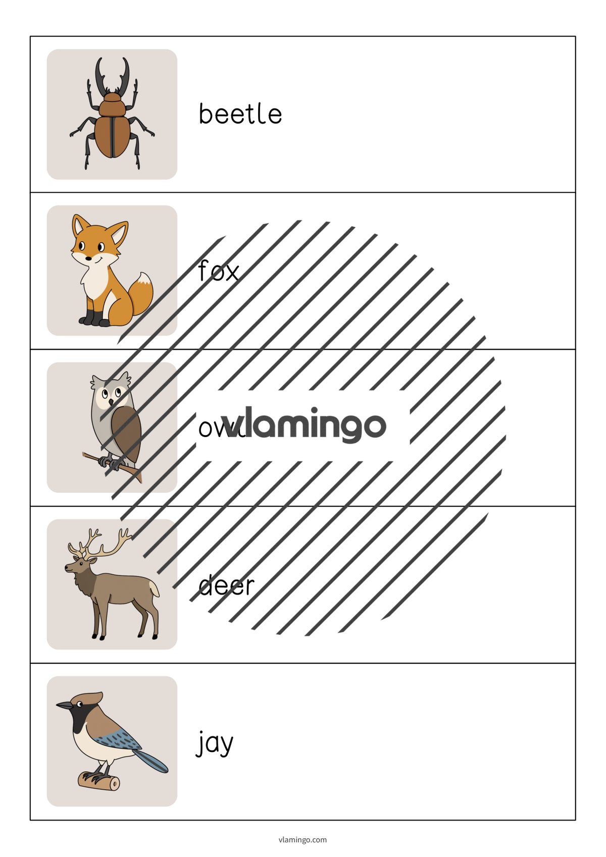 de englisch forest running dictation 005