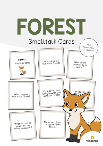 Forest / Wald: Smalltalk Cards (Englisch)