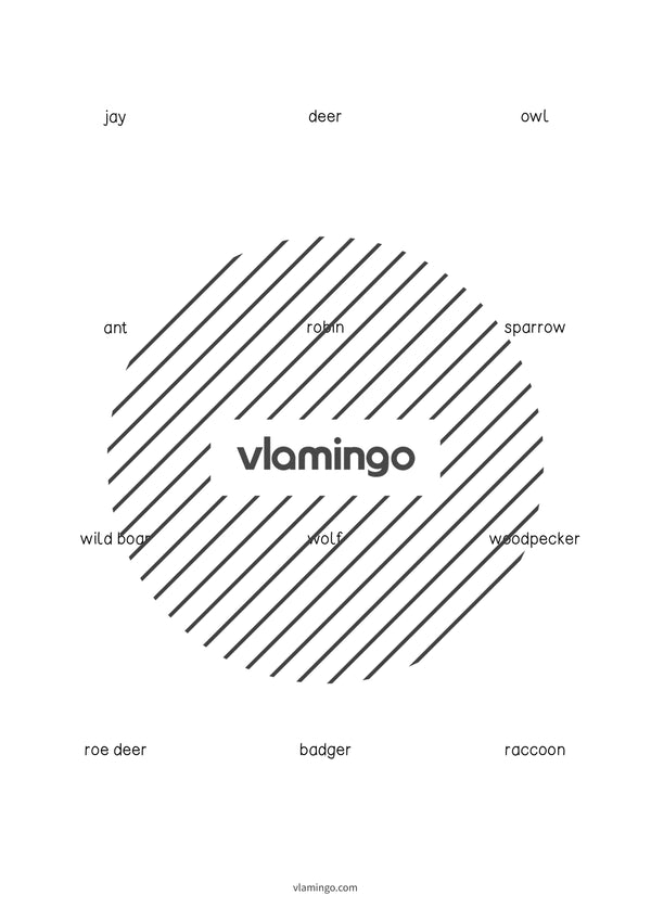 de englisch forest vocabulary cards 006