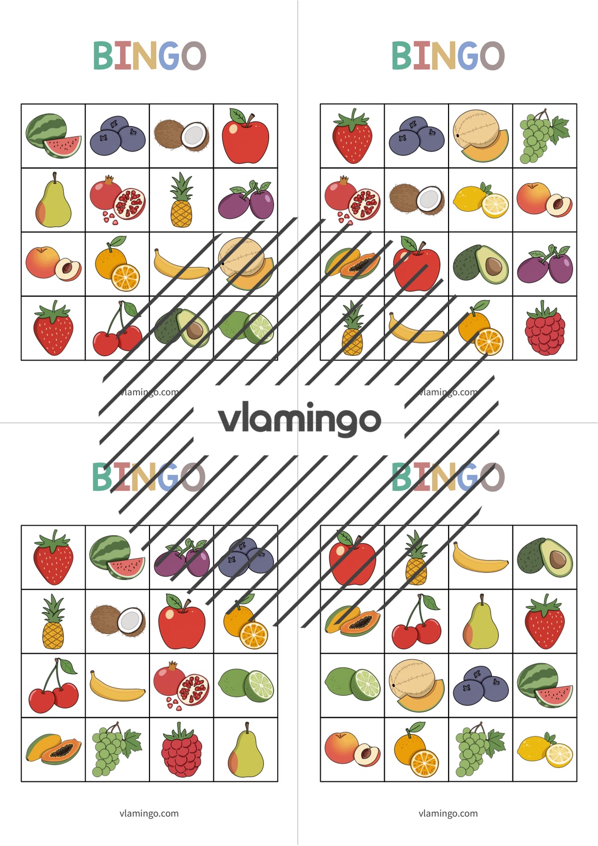 de englisch fruits bingo 017