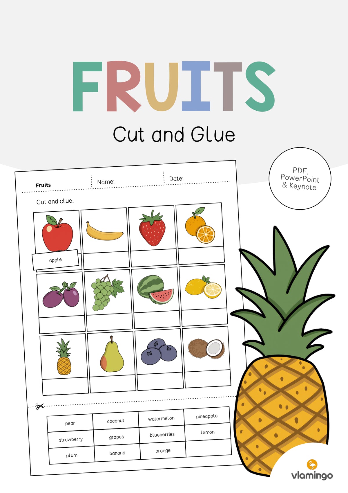 de englisch fruits cut and glue 001