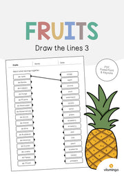 de englisch fruits draw the lines 3 001
