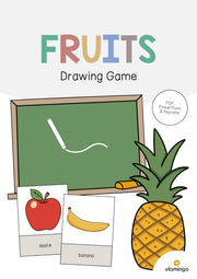 de englisch fruits drawing game 001