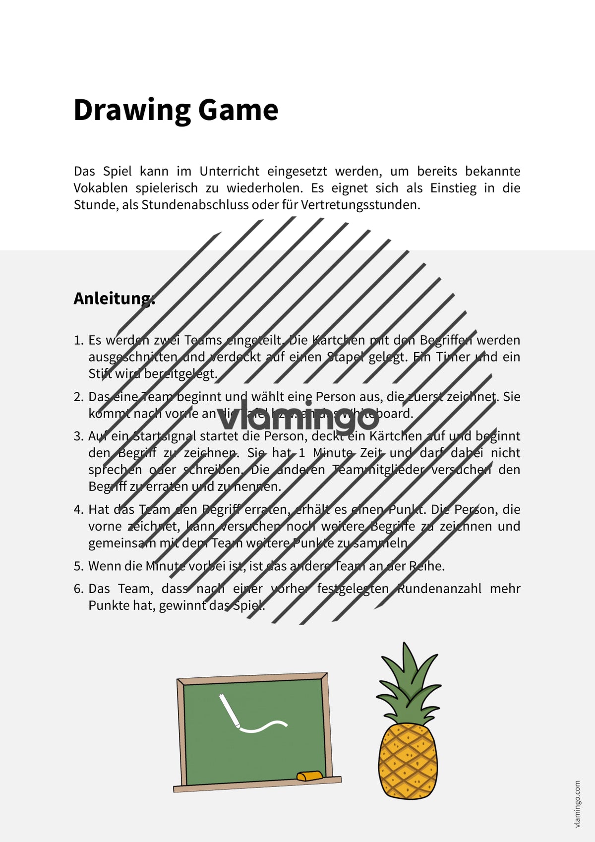 de englisch fruits drawing game 002