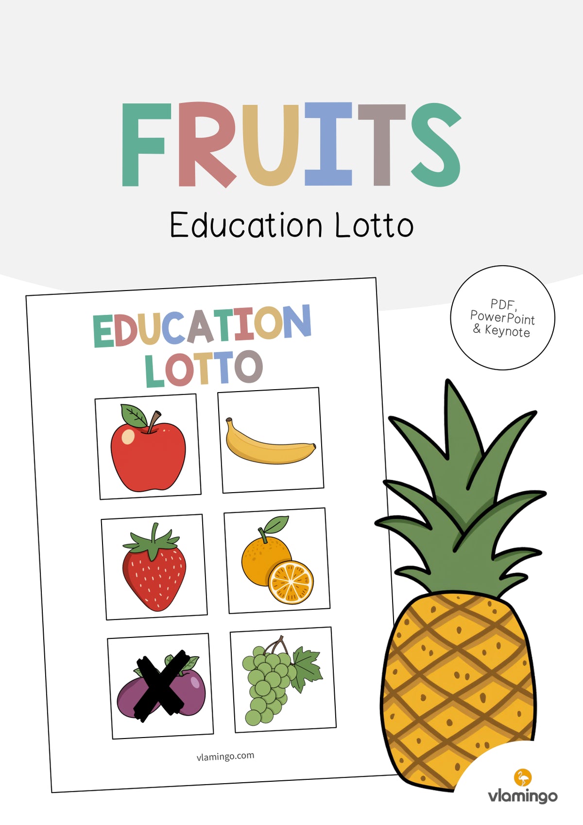 de englisch fruits education lotto 001