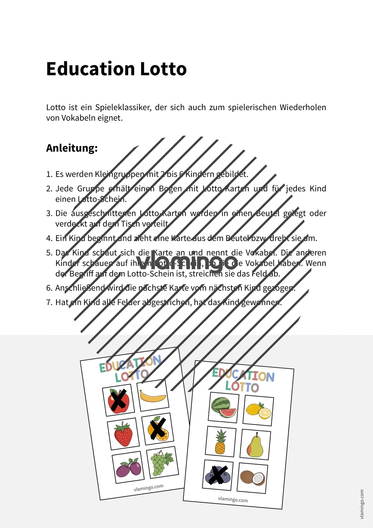 de englisch fruits education lotto 002