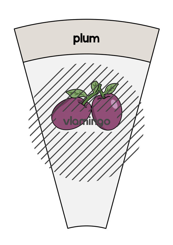 de englisch fruits matching circle 022