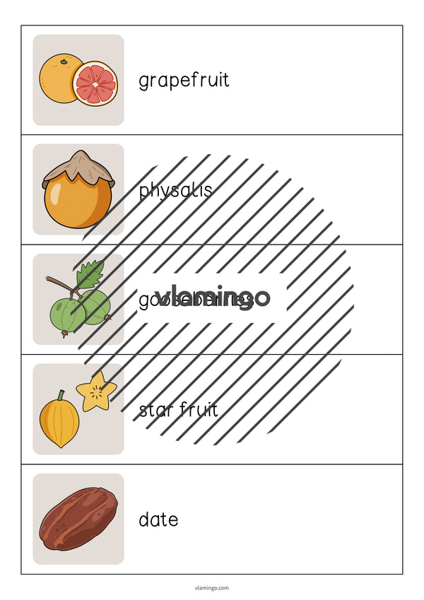 de englisch fruits running dictation 009