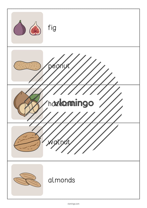 de englisch fruits running dictation 010