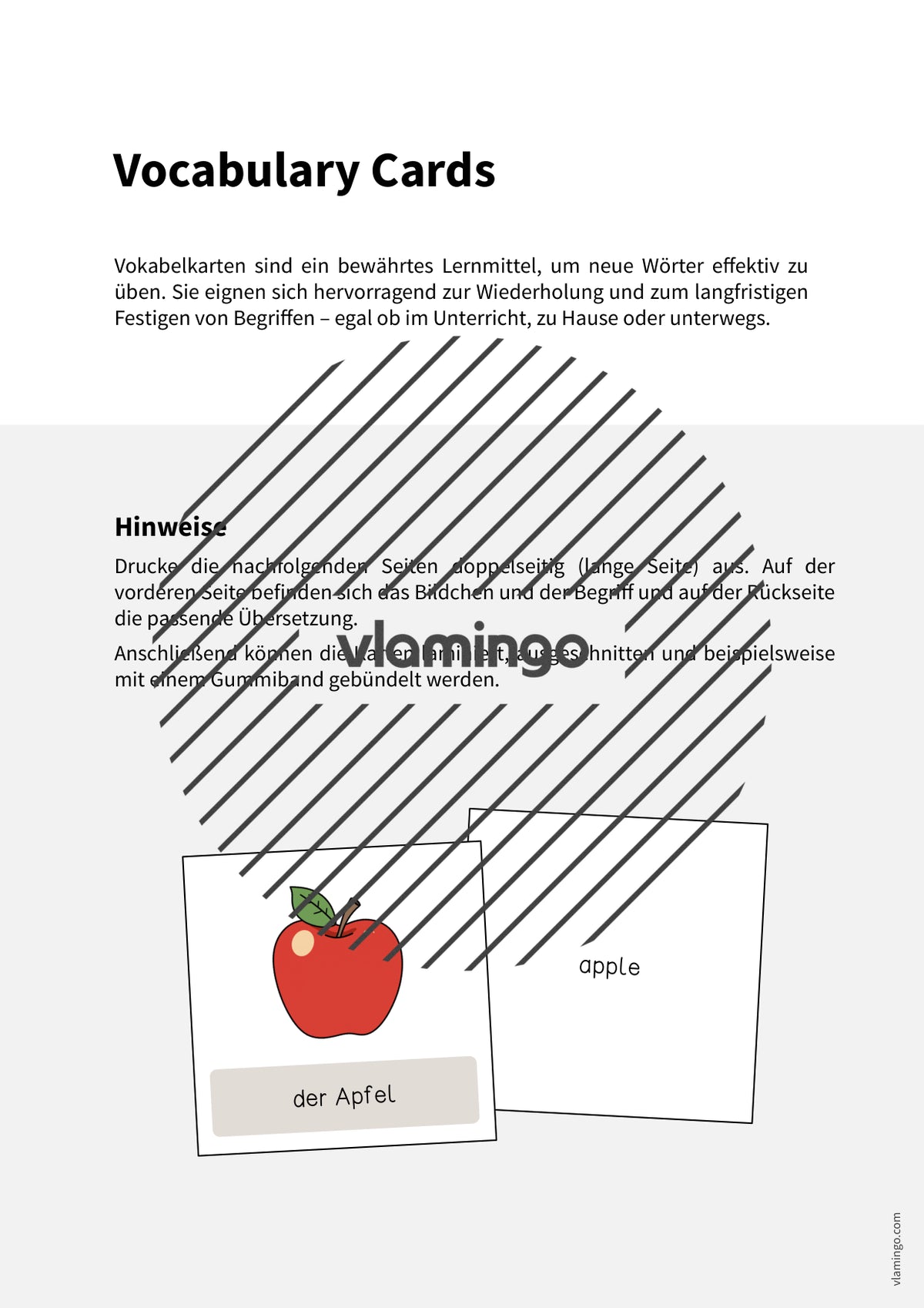 de englisch fruits vocabulary cards 002