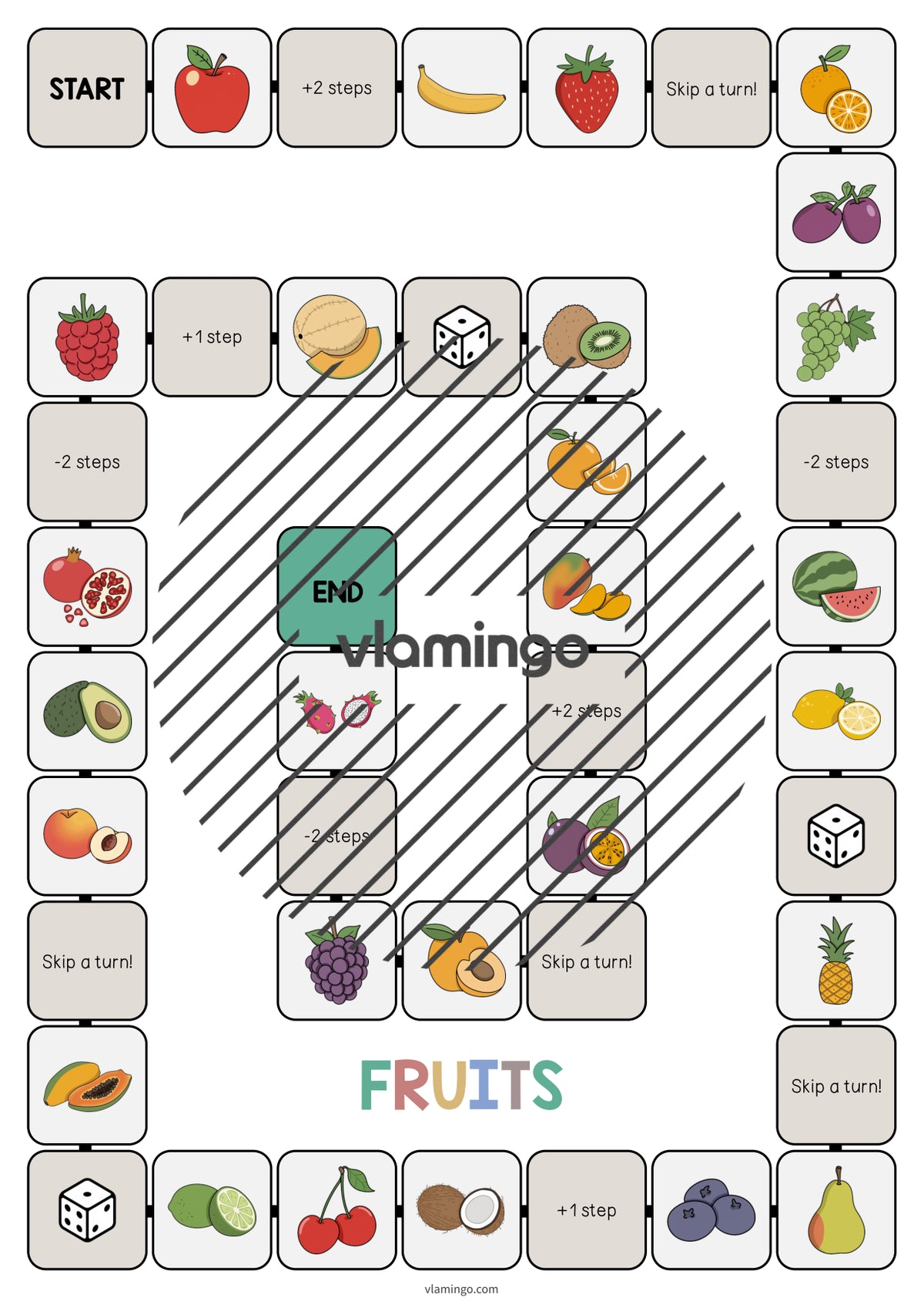 de englisch fruits vocabulary game 003