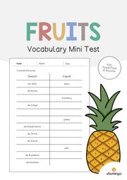 de englisch fruits vocabulary mini test 001