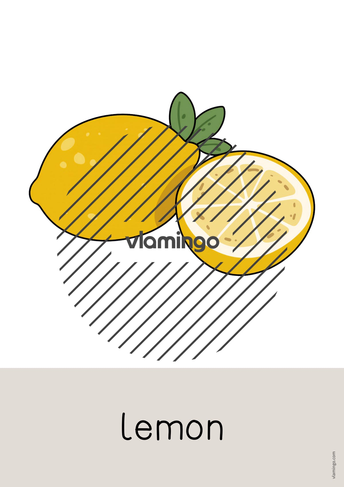 de englisch fruits word and picture cards 010