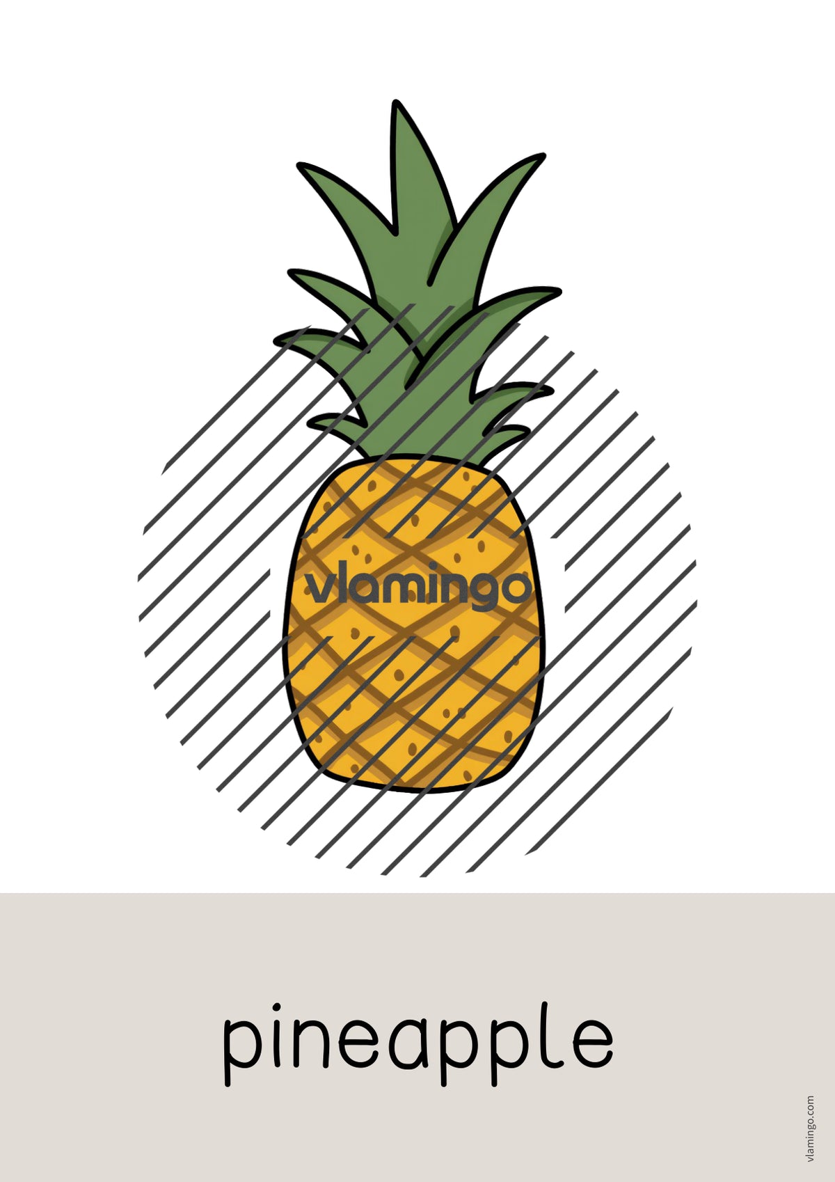 de englisch fruits word and picture cards 011