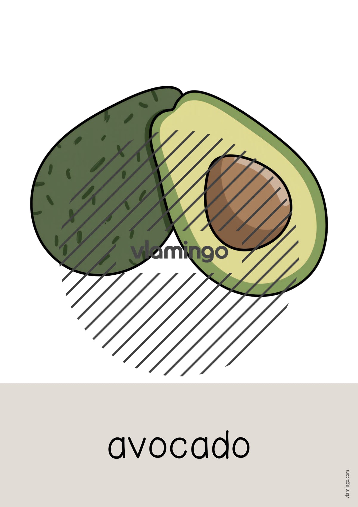 de englisch fruits word and picture cards 019