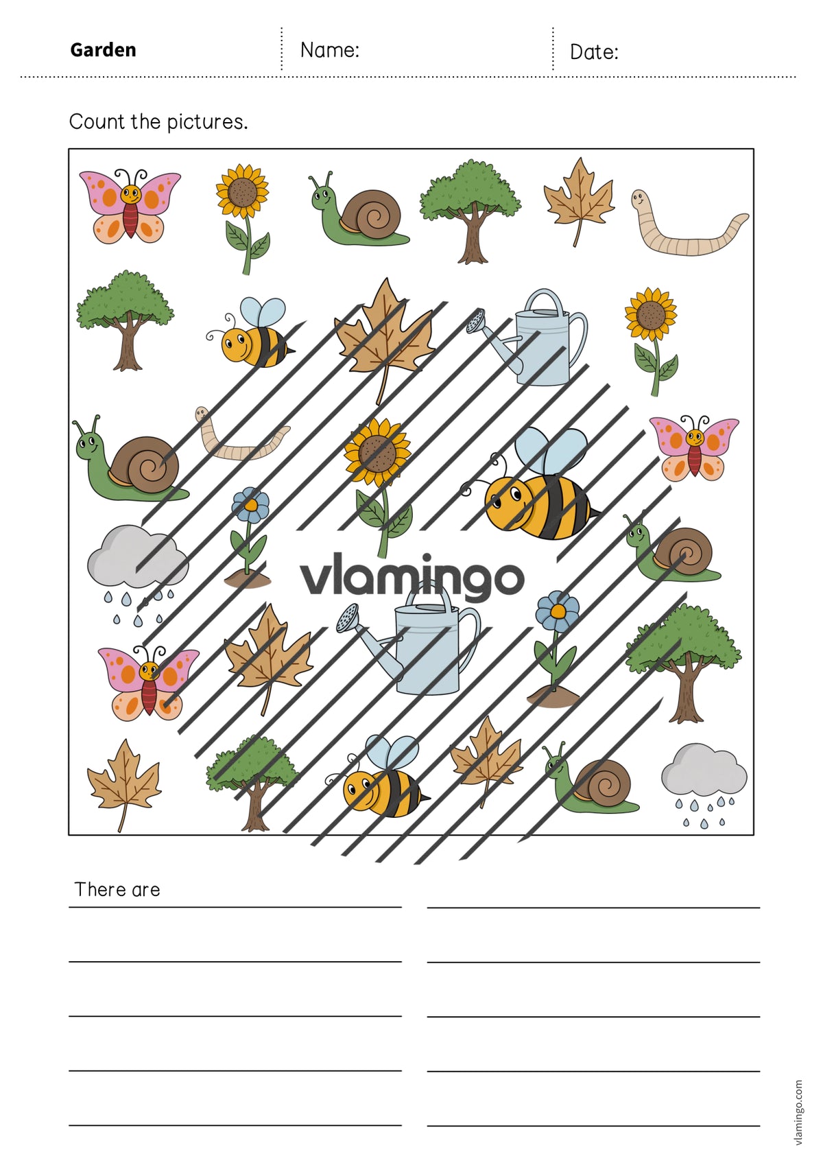 de englisch garden how many worksheet 007