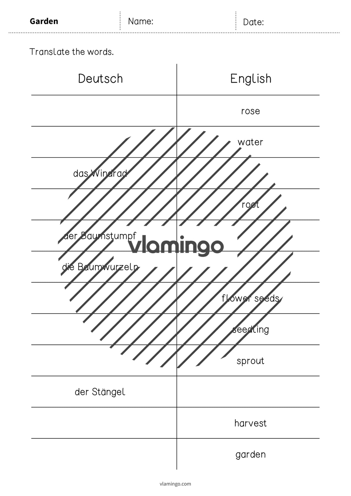 de englisch garden vocabulary mini test 006