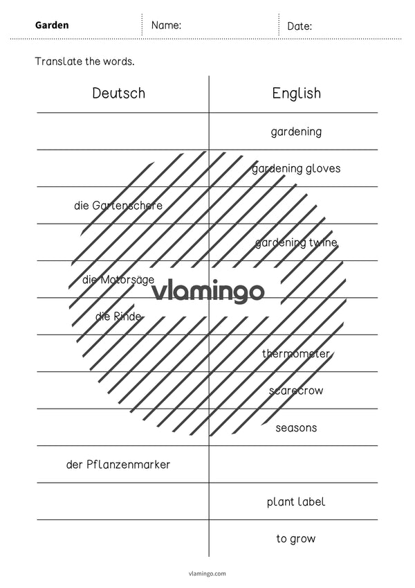 de englisch garden vocabulary mini test 007