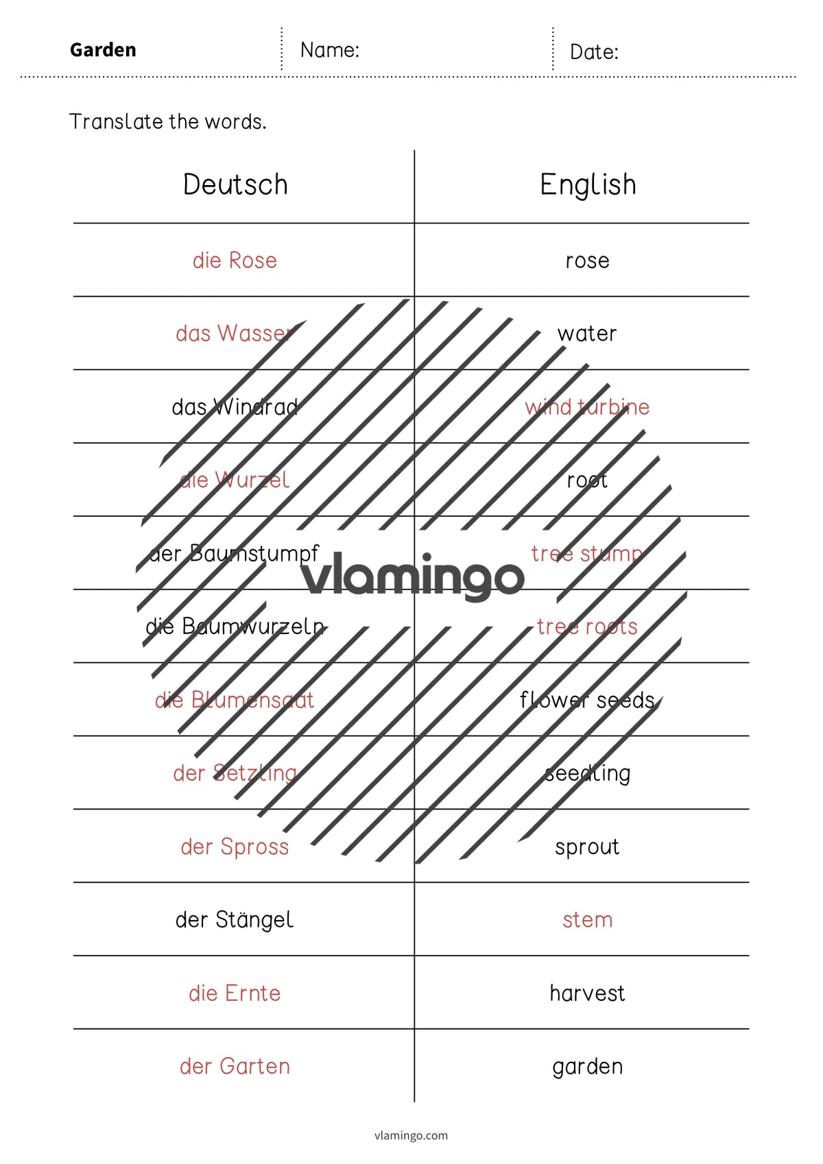 de englisch garden vocabulary mini test 012