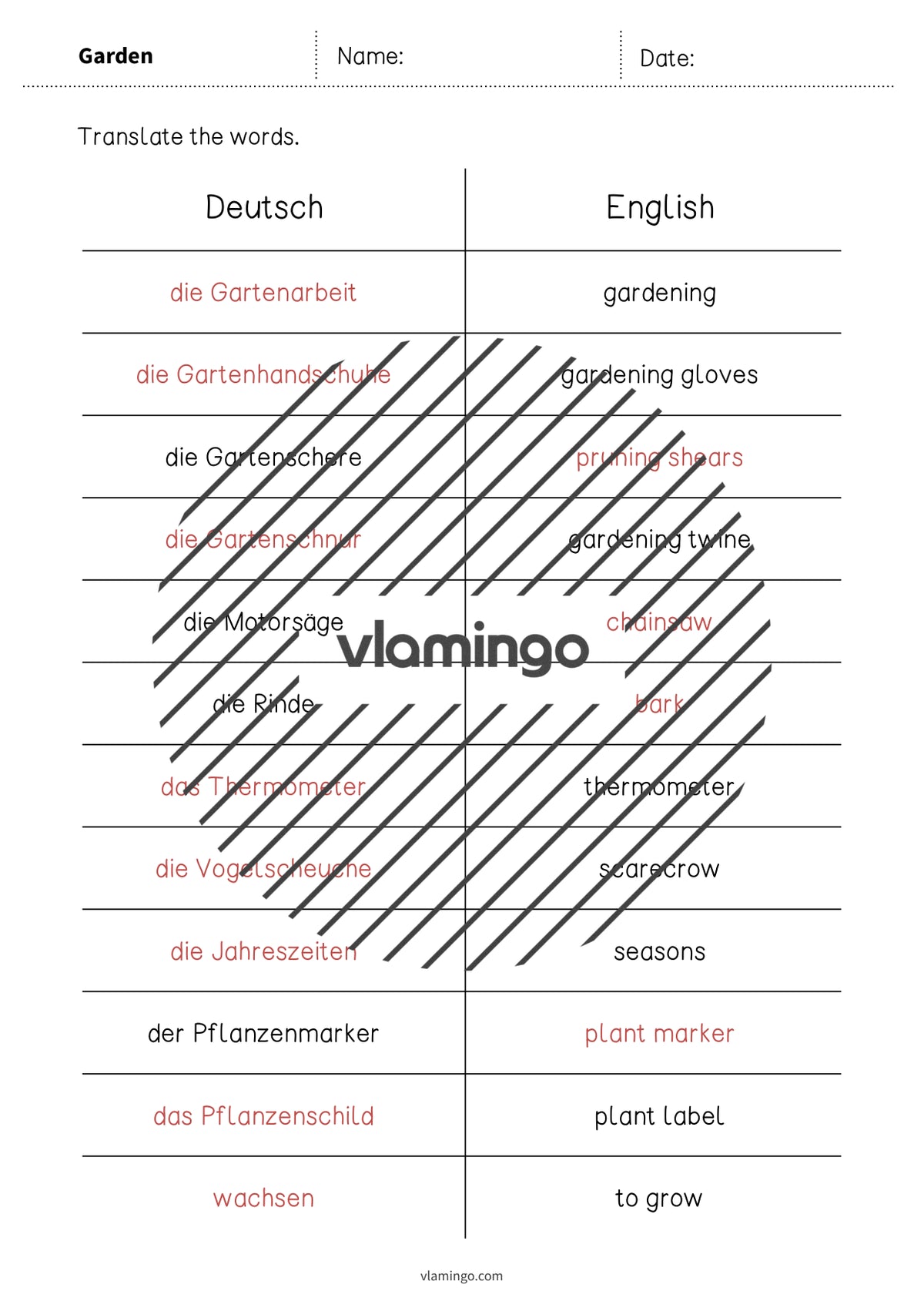 de englisch garden vocabulary mini test 013