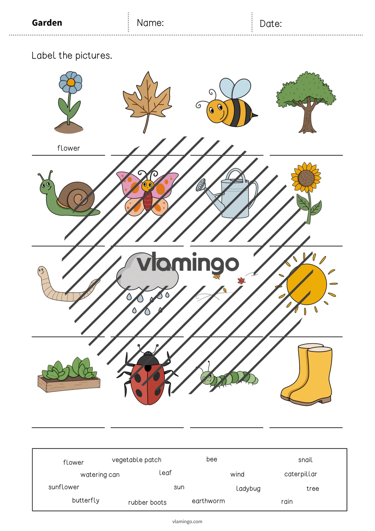 de englisch garden vocabulary worksheet 1 004