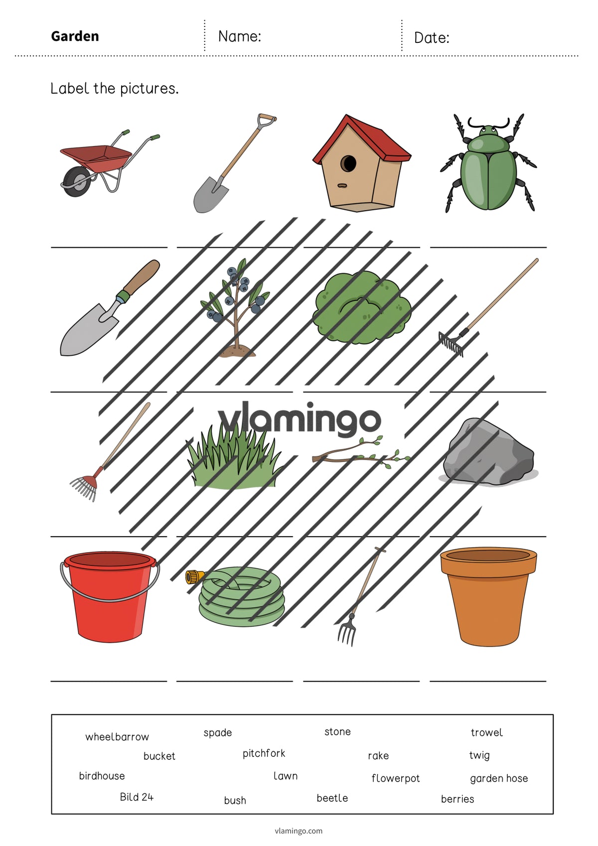 de englisch garden vocabulary worksheet 1 005