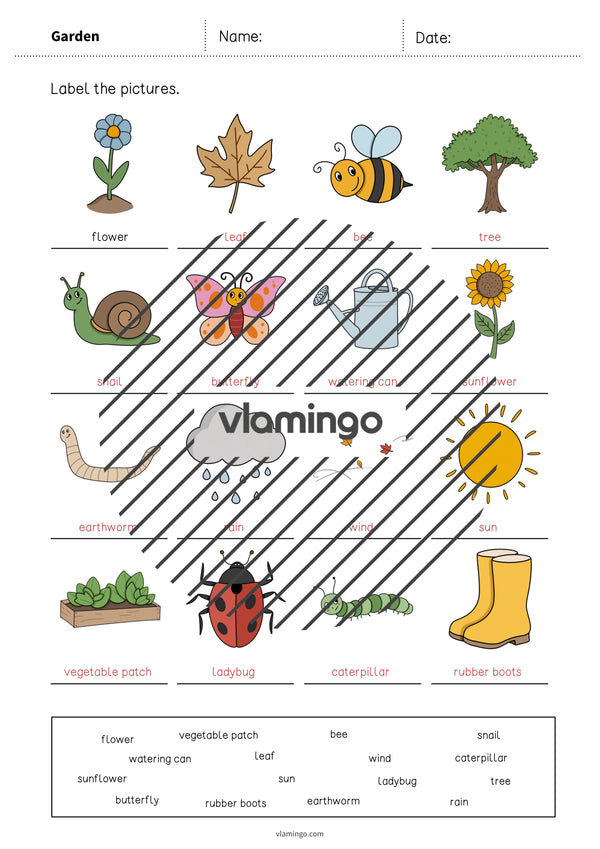 de englisch garden vocabulary worksheet 1 010