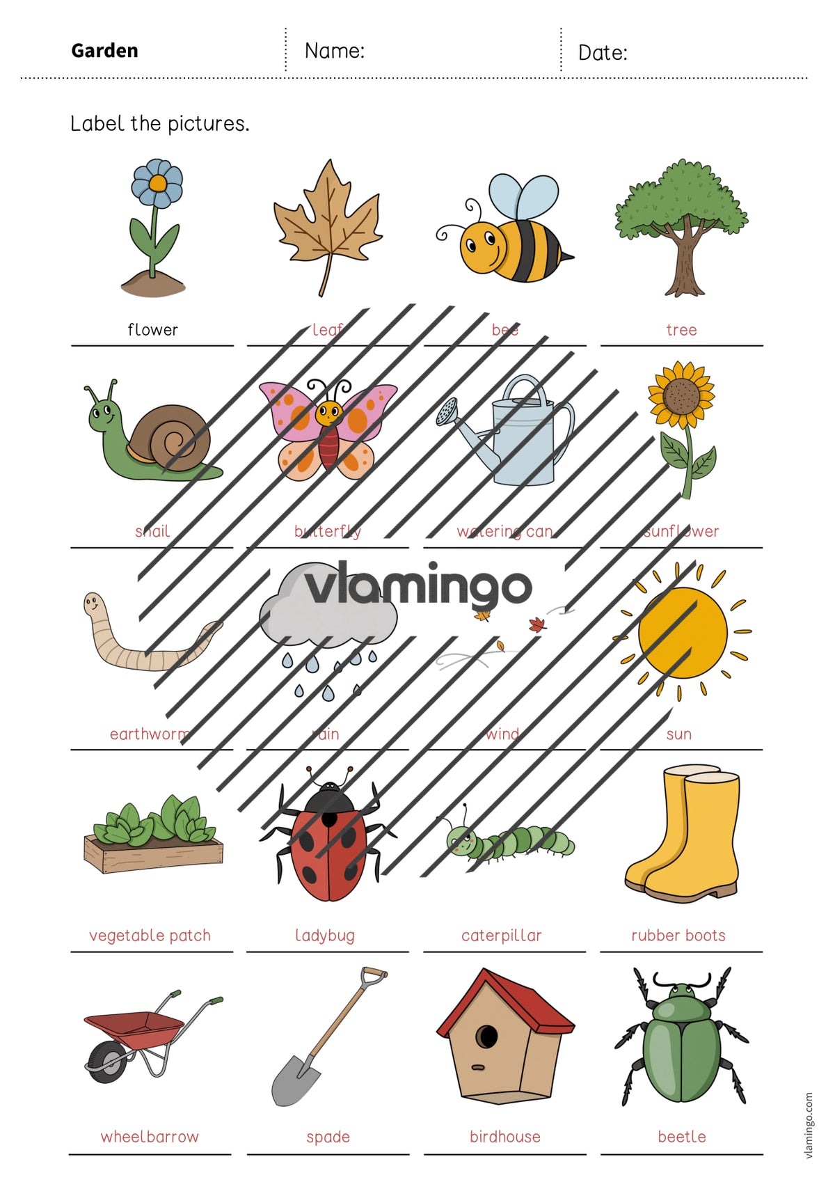 de englisch garden vocabulary worksheet 1 012