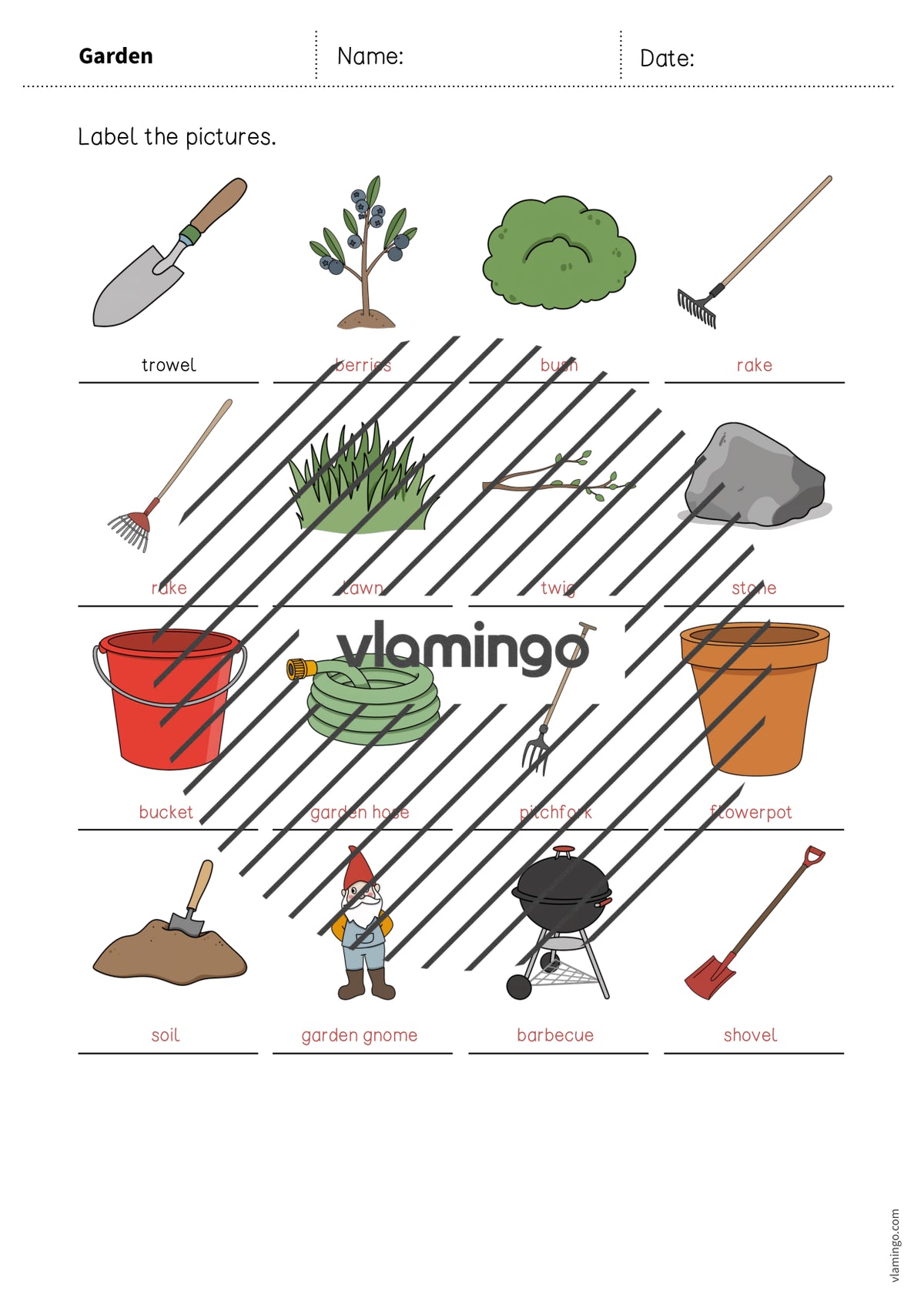 de englisch garden vocabulary worksheet 1 013