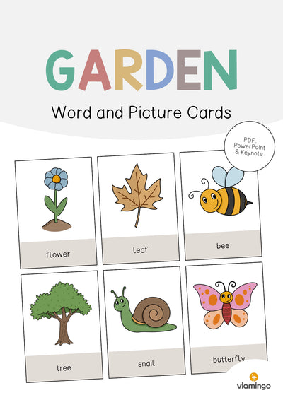 Garden / Garten: Word and Picture Cards (Englisch)