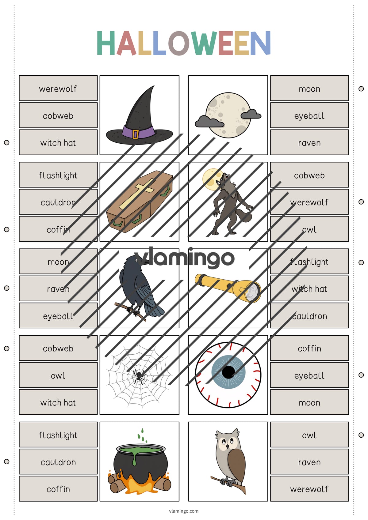 de englisch halloween clip cards 005