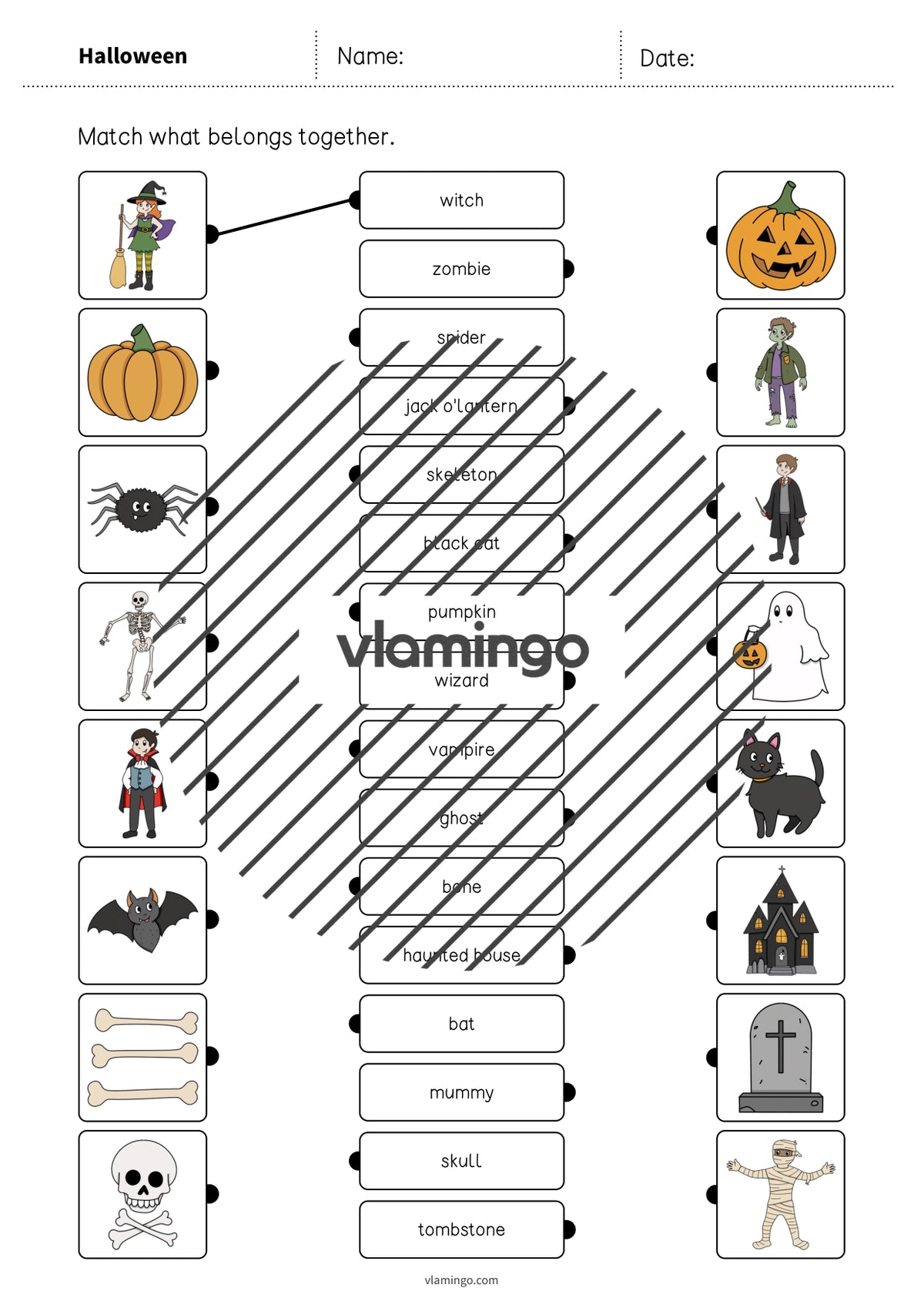 de englisch halloween draw the lines 1 003