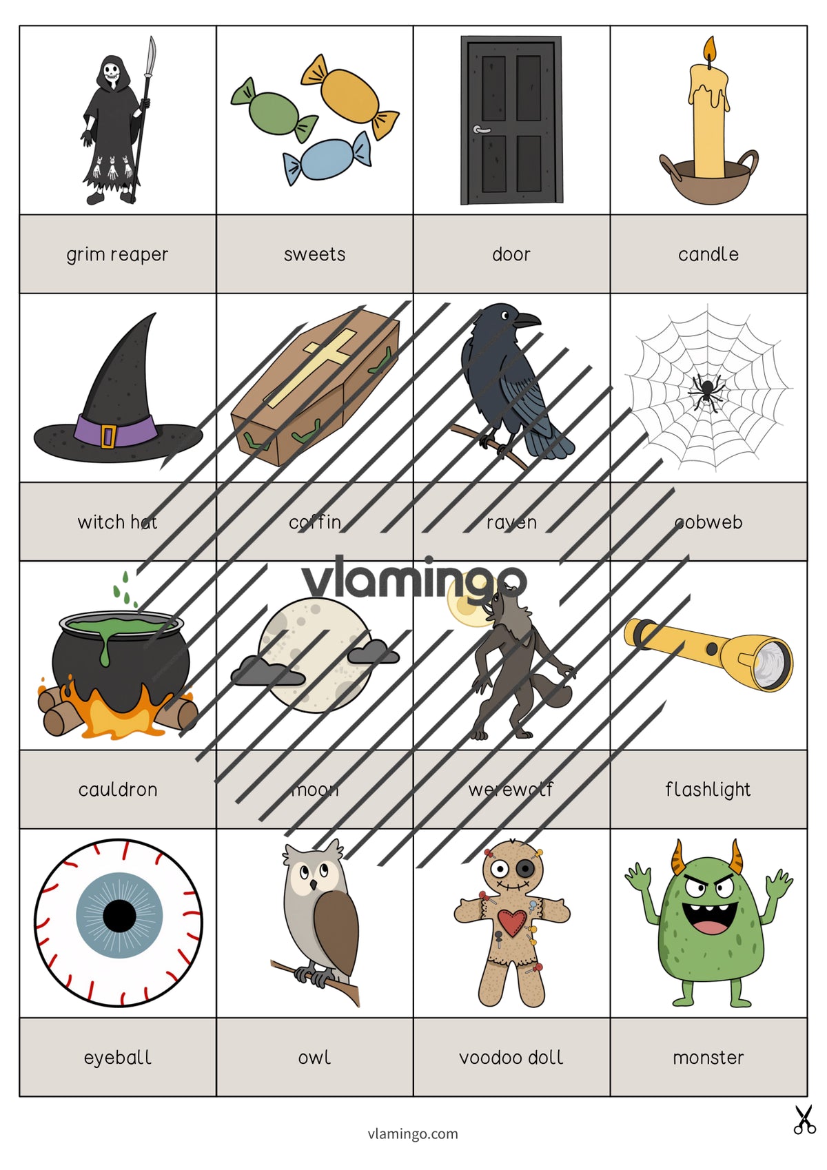 de englisch halloween drawing game 004