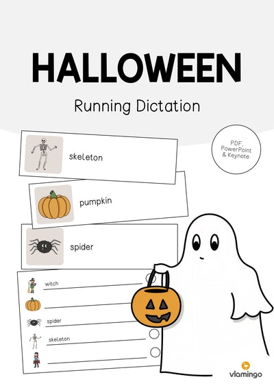 Halloween: Running Dictation (Englisch)