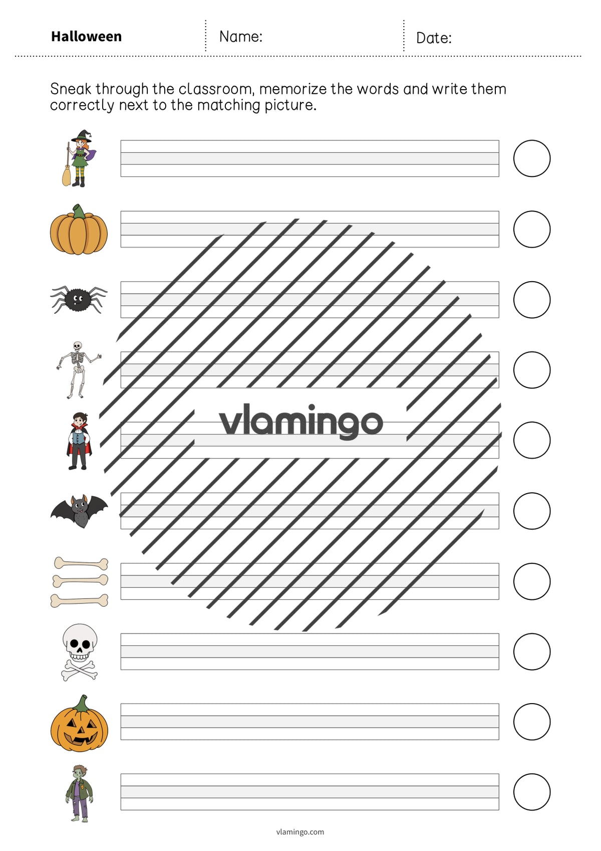 de englisch halloween running dictation 009