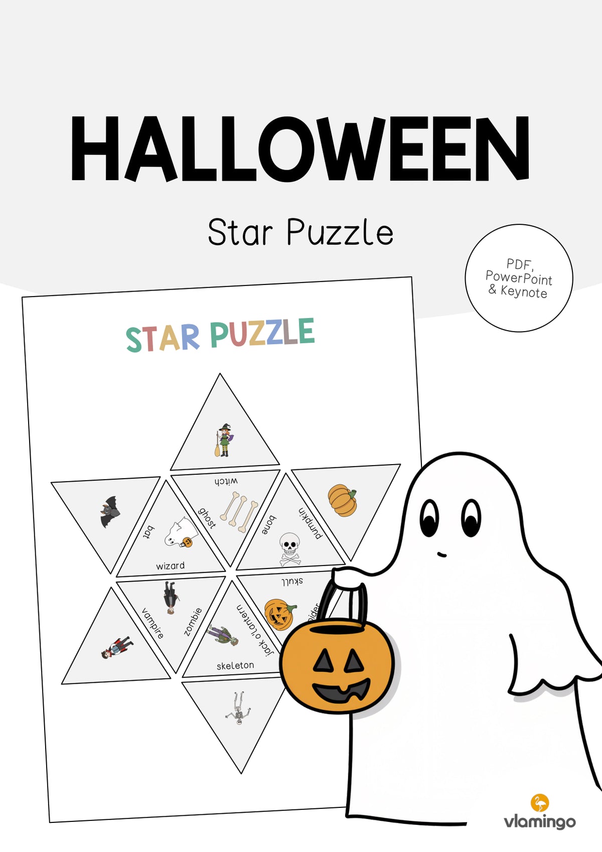 de englisch halloween star puzzle 001