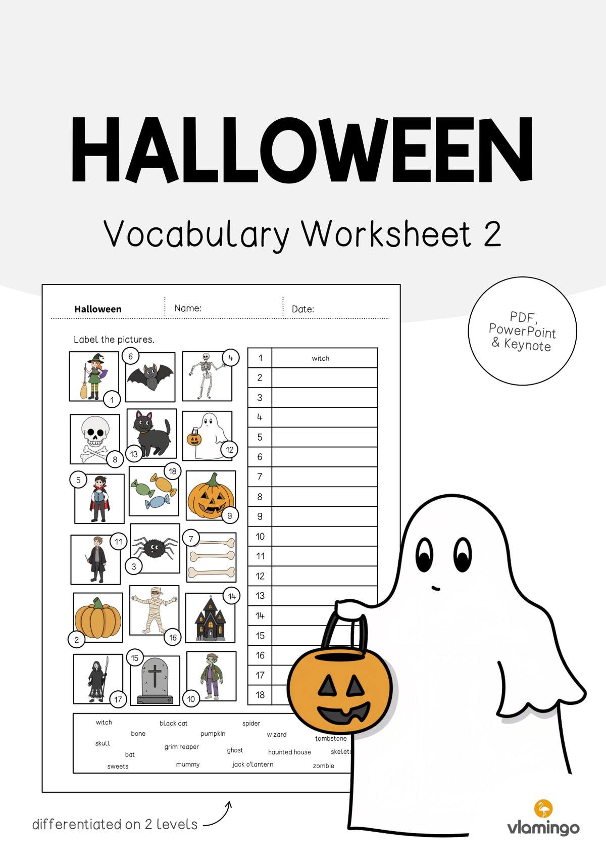 de englisch halloween vocabulary worksheet 2 001