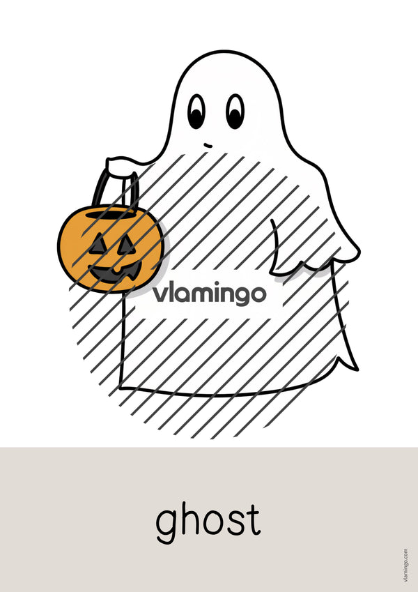 de englisch halloween word and picture cards 014