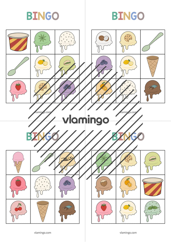 de englisch ice cream shop bingo 010